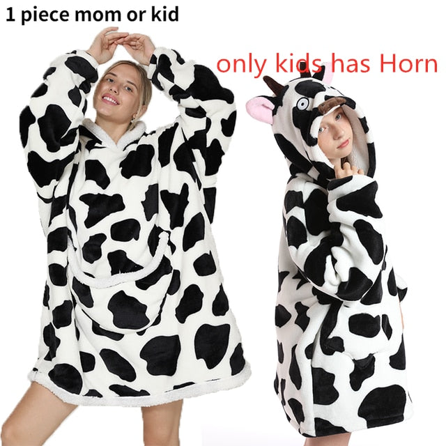 Oversized Cartoon Cosy Hoodie