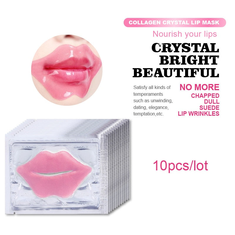 Crystal Pink Plump & Smooth Lip Masks