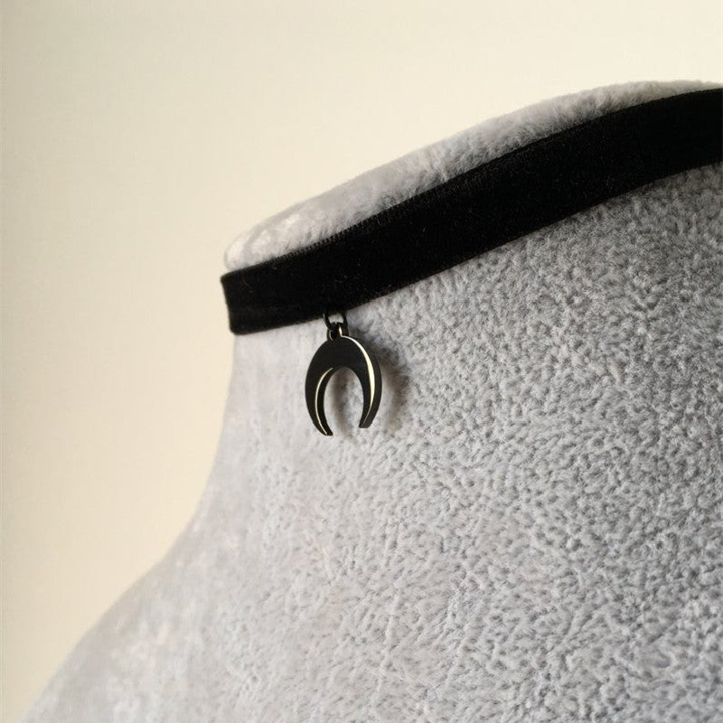 Black Crescent Chokers