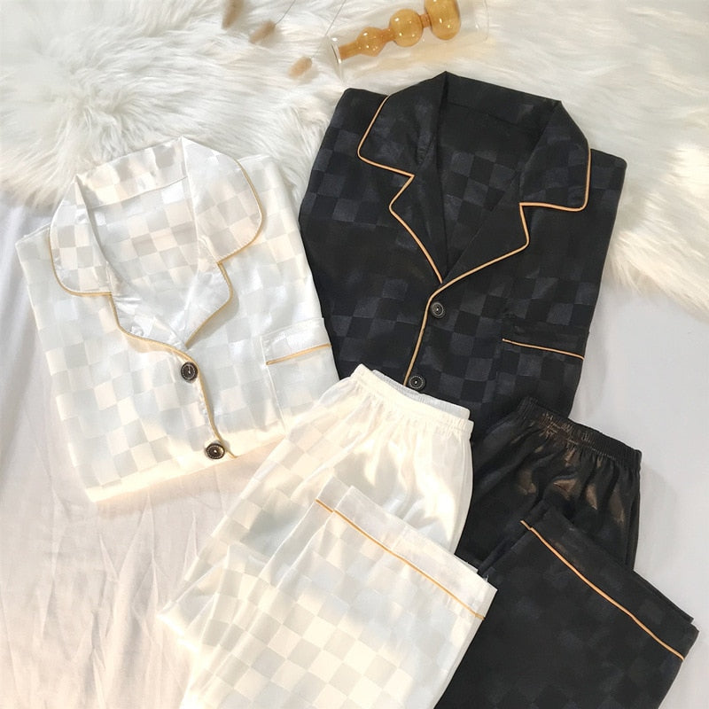 ELITE' Luxury Silk Pyjama Sets - Women's / Men's.