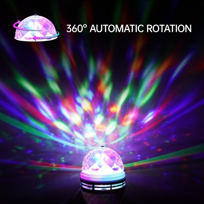 Mag-Auto rotating disco light