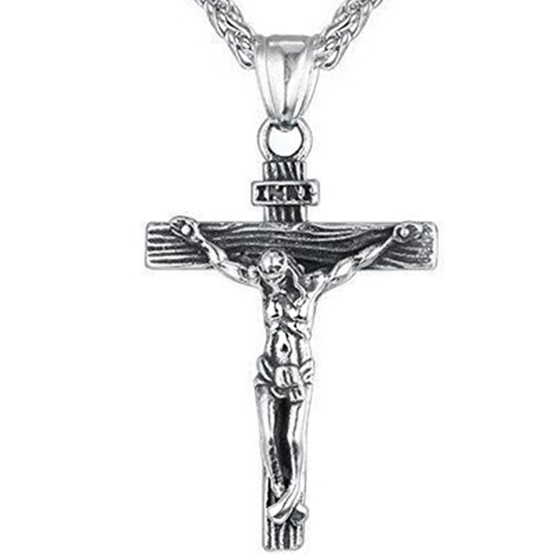 Luxury Jesus Gold Cross Chain & Pendant