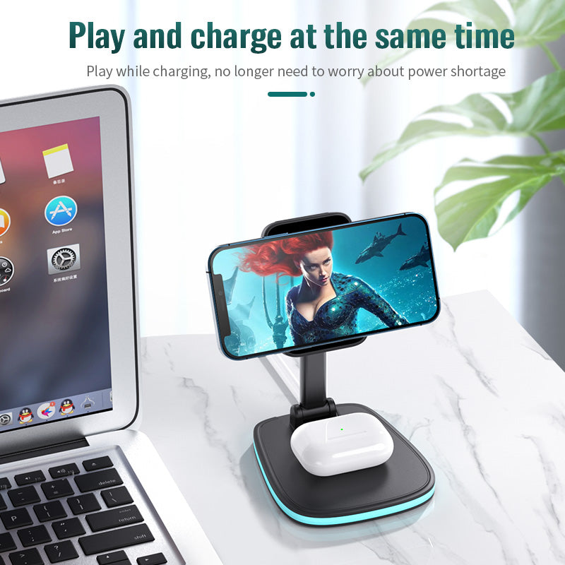 Magnetic Convenience 2-1 G-Folding Wireless Charger