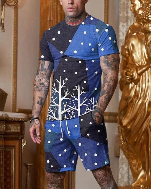 Casual Gym T-shirt + Shorts Set