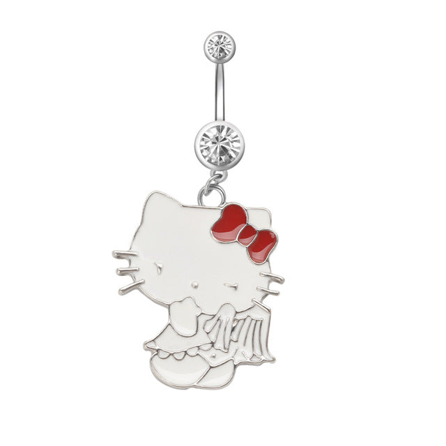 Cute Anime Sanrio Earring Hello Kitty Dangle Earrings Creative Kawaii  Crochet Earring Cartoon Girls Party Jewelry Birthday Gift - AliExpress