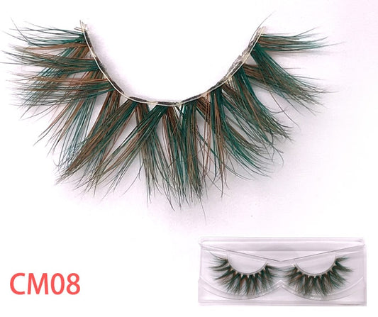 Luxury Mink eyelash in different colours