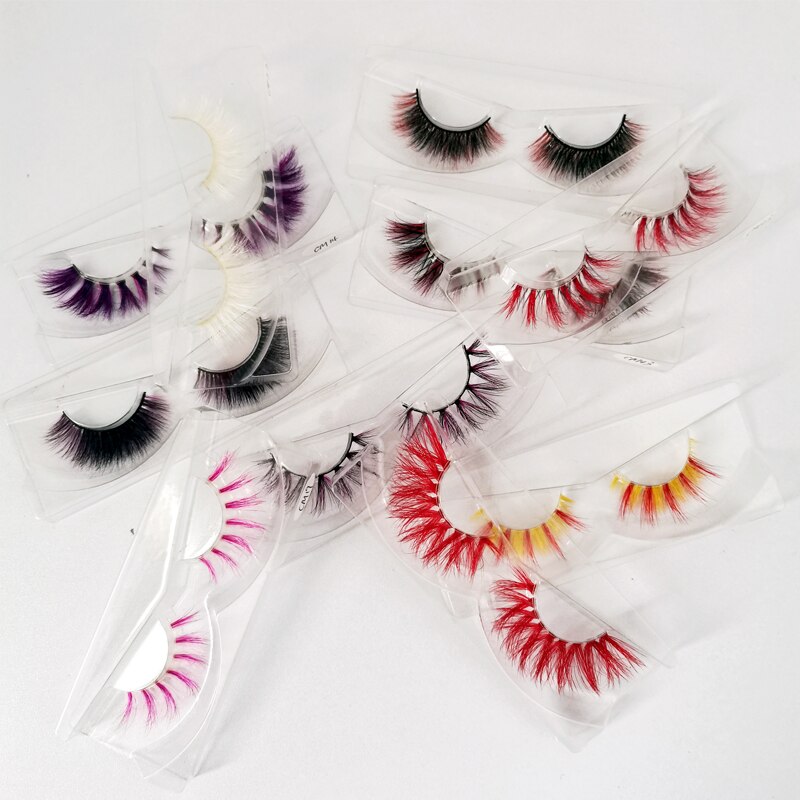 Luxury Mink eyelash in different colours