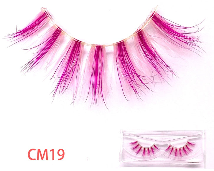 Luxury Mink eyelash in different colours