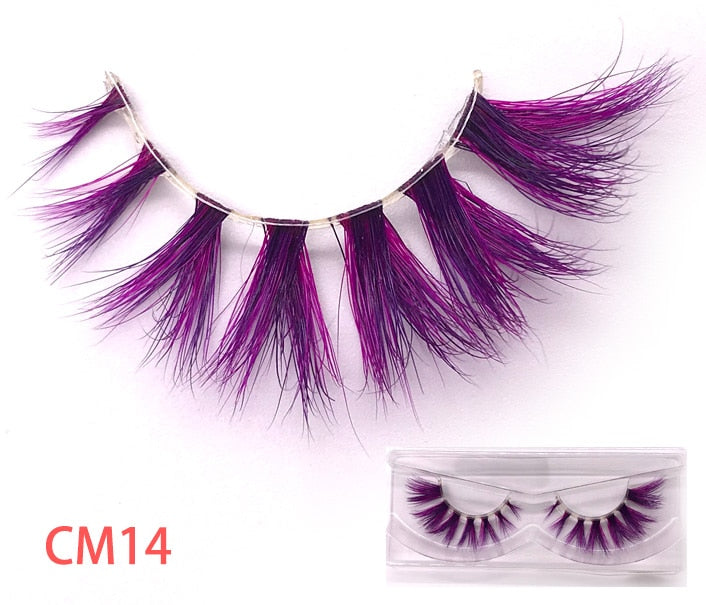 Luxury Mink eyelash in different colours