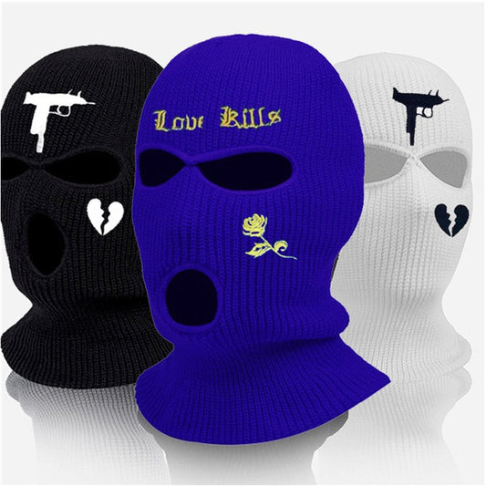 Thermal Insulated Balaclava - 3-Hole Design for Extreme Cold Weather Protection