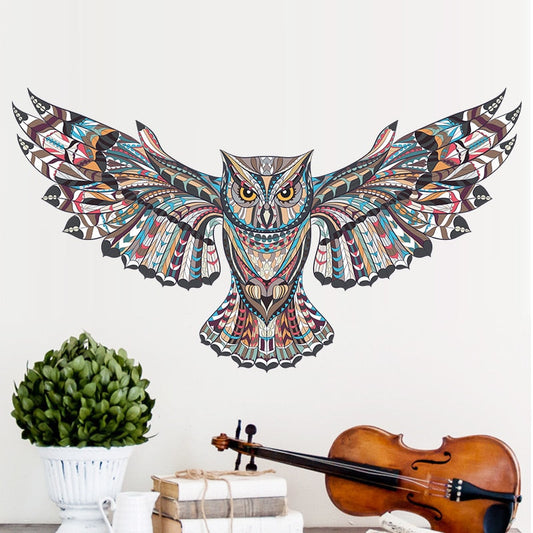 Elegant Owl Wall Sticker