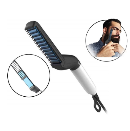 Electric Men's Beard and Hair Comb