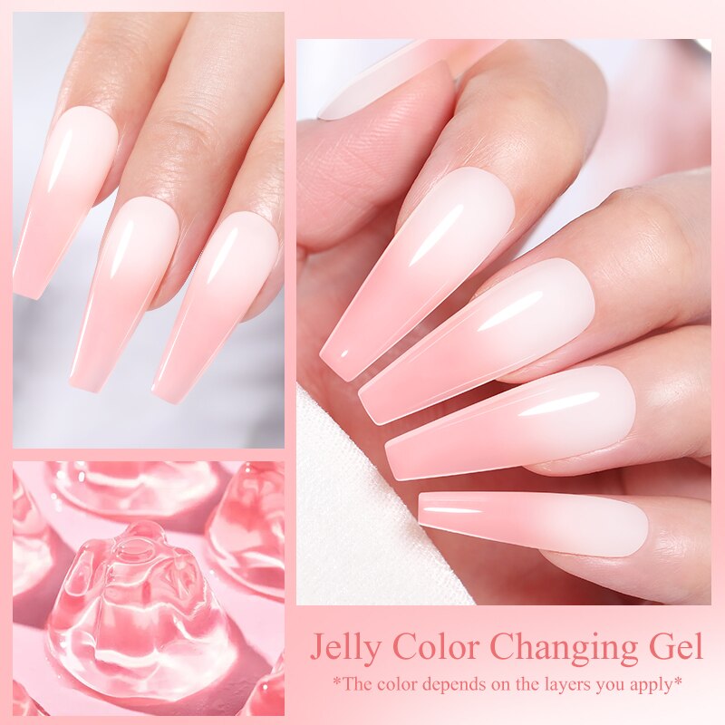 Thermal Jelly Nail Gel Polish Colour-changing UV Gel