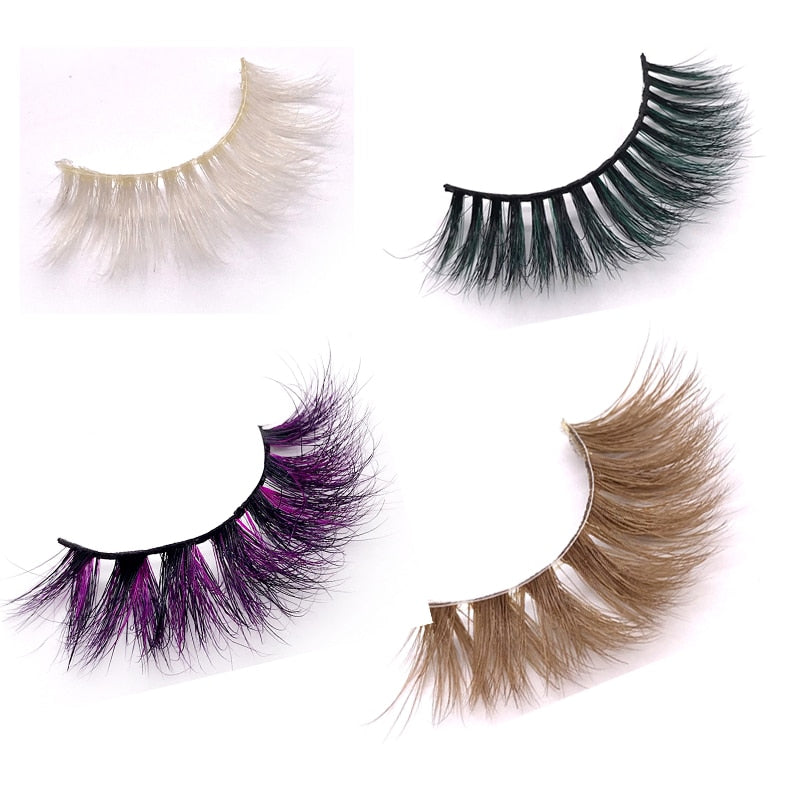 Luxury Mink eyelash in different colours