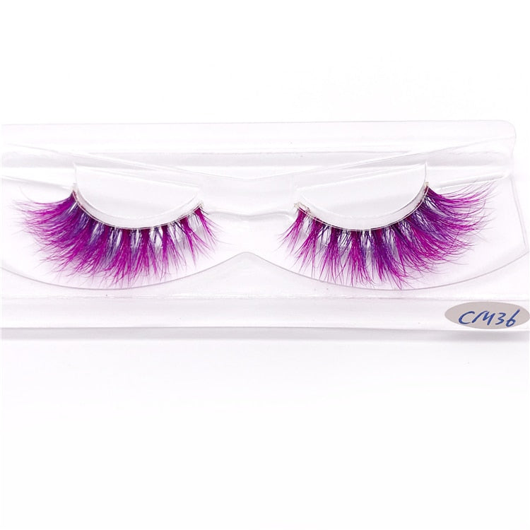 Luxury Mink eyelash in different colours