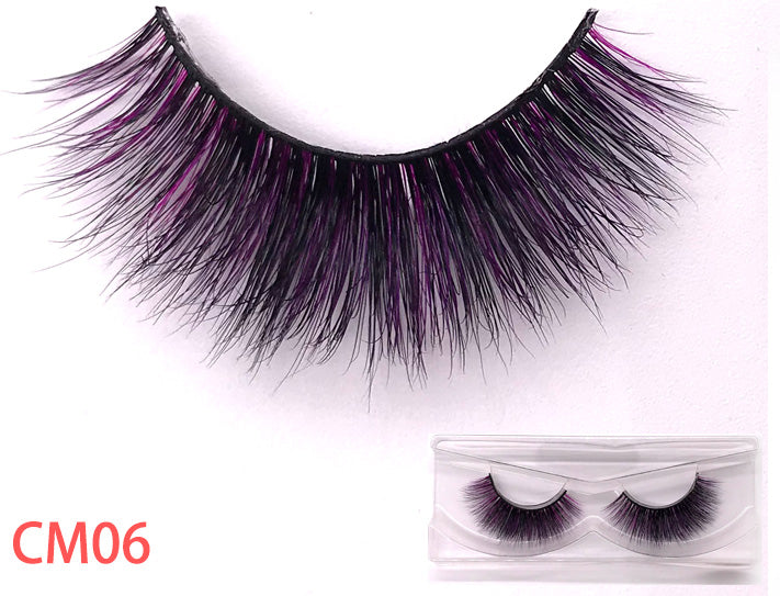 Luxury Mink eyelash in different colours