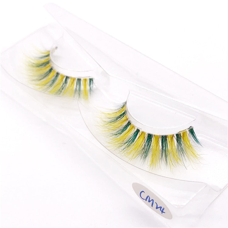 Luxury Mink eyelash in different colours