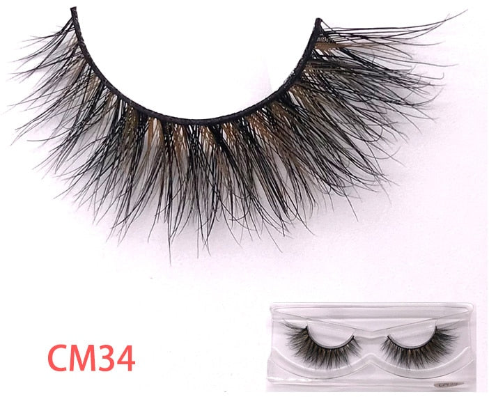 Luxury Mink eyelash in different colours