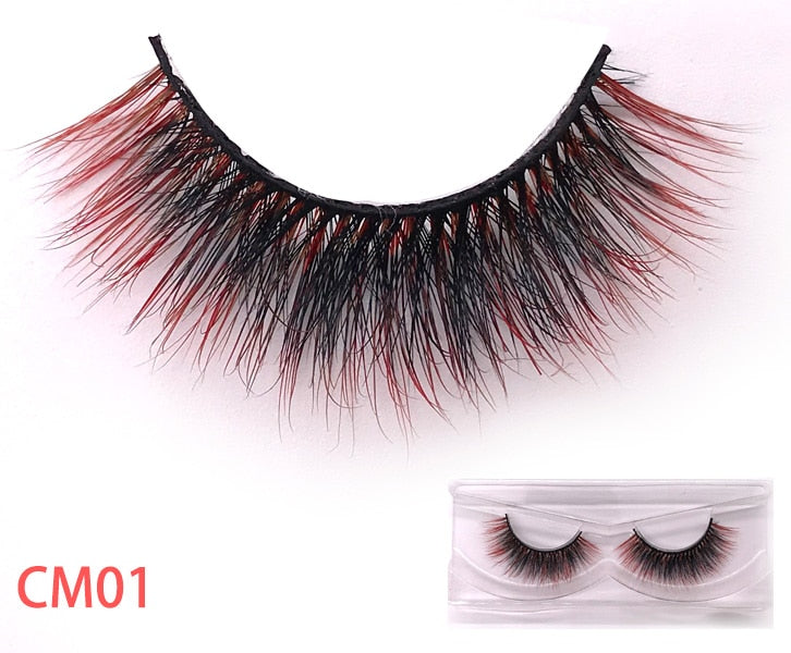 Luxury Mink eyelash in different colours