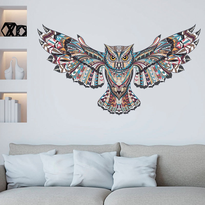 Elegant Owl Wall Sticker
