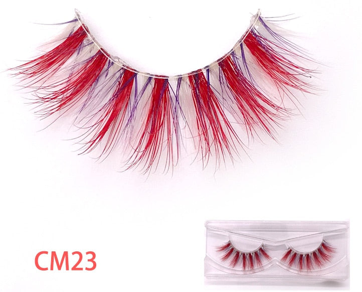 Luxury Mink eyelash in different colours