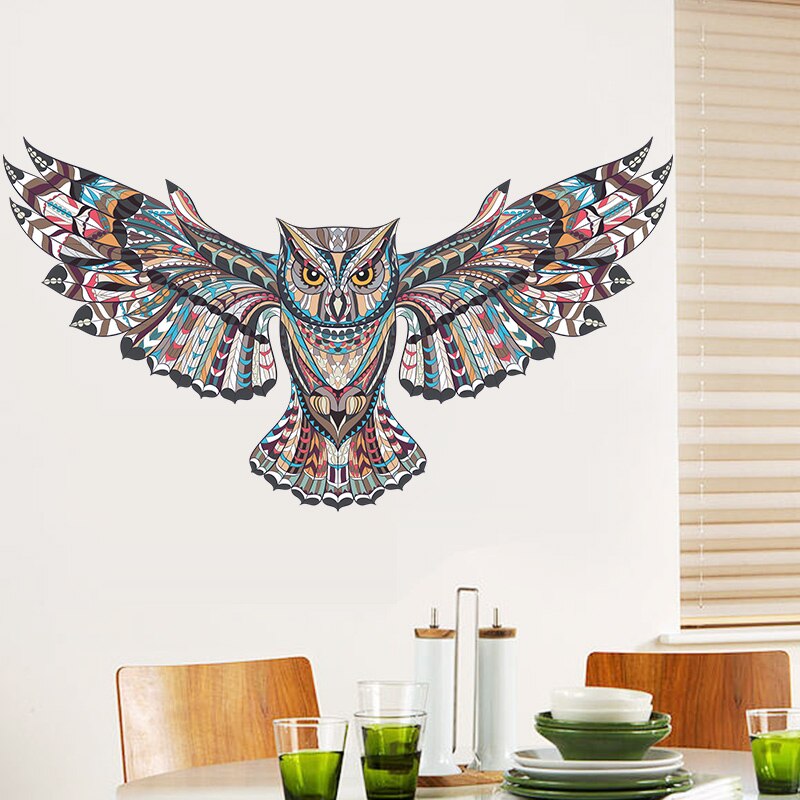 Elegant Owl Wall Sticker