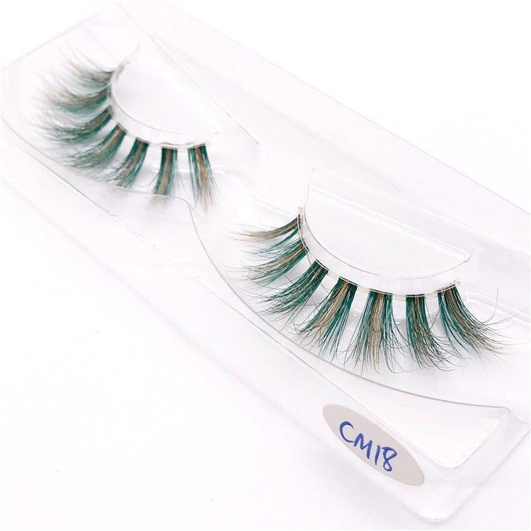 Luxury Mink eyelash in different colours