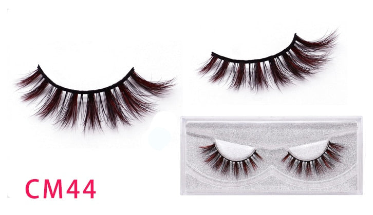 Luxury Mink eyelash in different colours