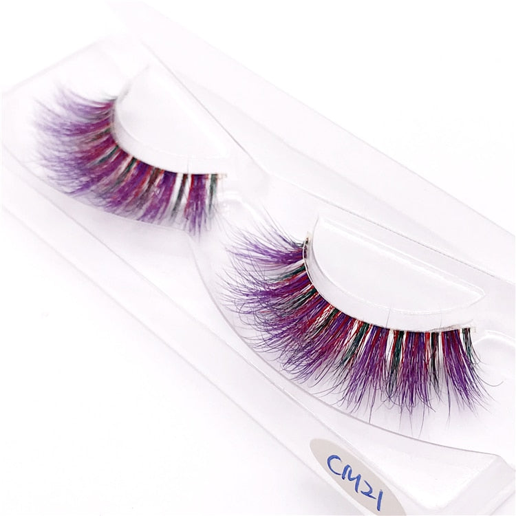 Luxury Mink eyelash in different colours